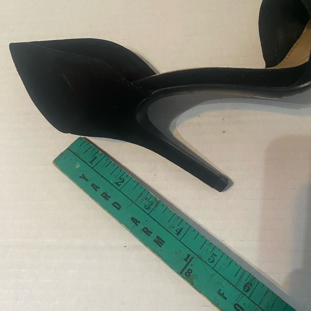 Chinese Laundry black textured front cut out heels 8.5 size and 4inch heel - Picture 4 of 4